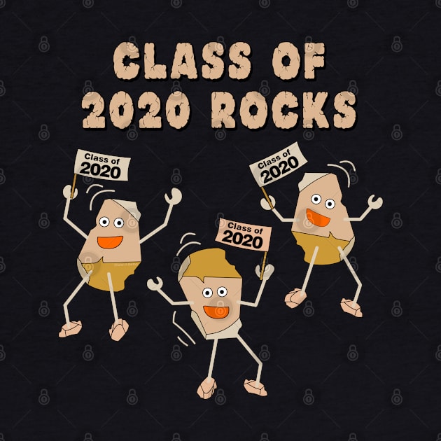 Class of 2020 Rocks Light by Barthol Graphics